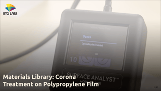 Materials Library- Corona Treatment on Polypropylene Film